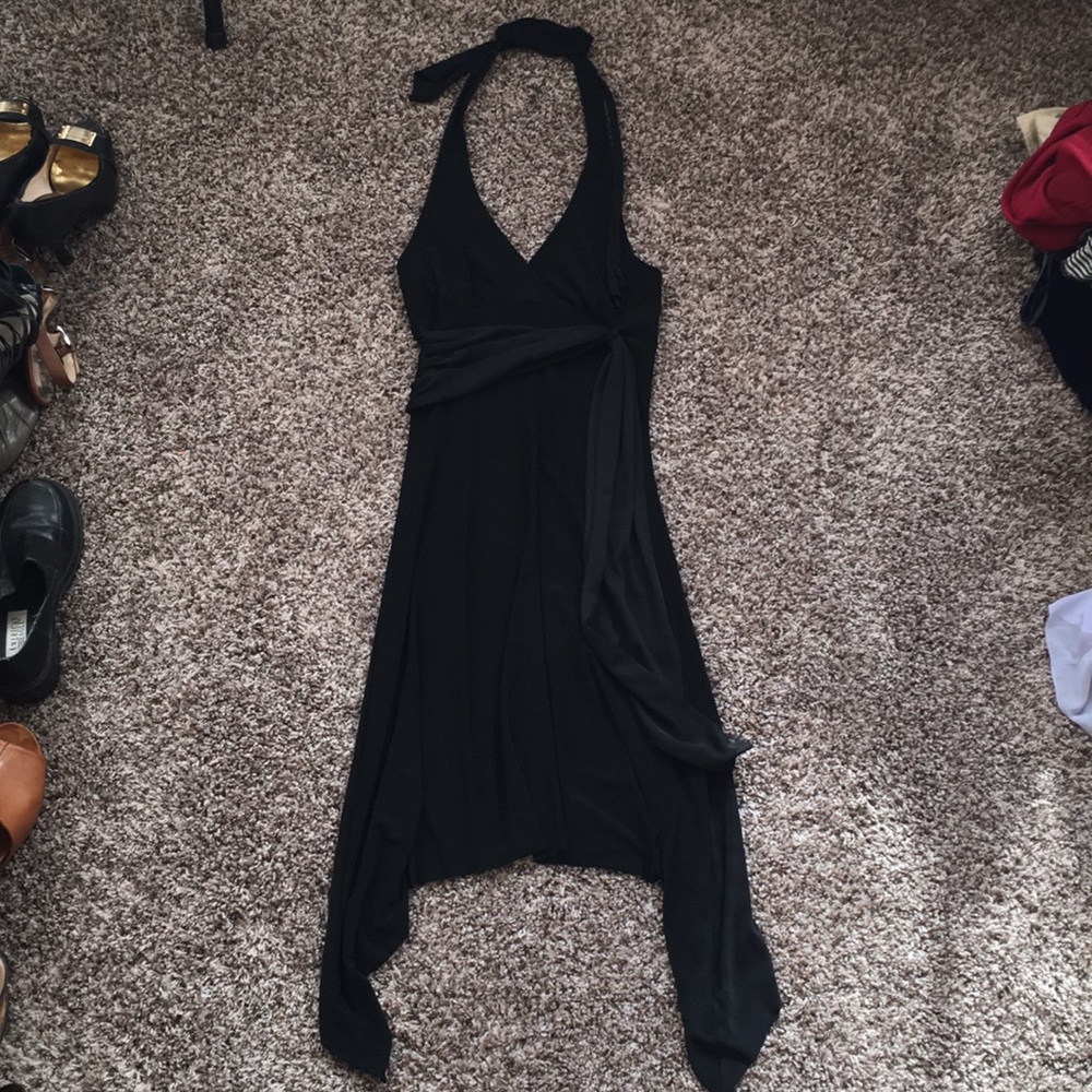 Forever 21 Black Halter Dress